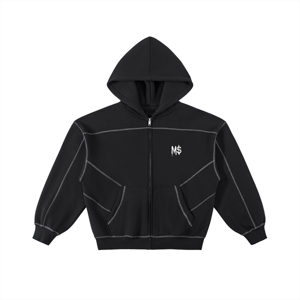 MoneyAddict Fleece Zip Hoodie